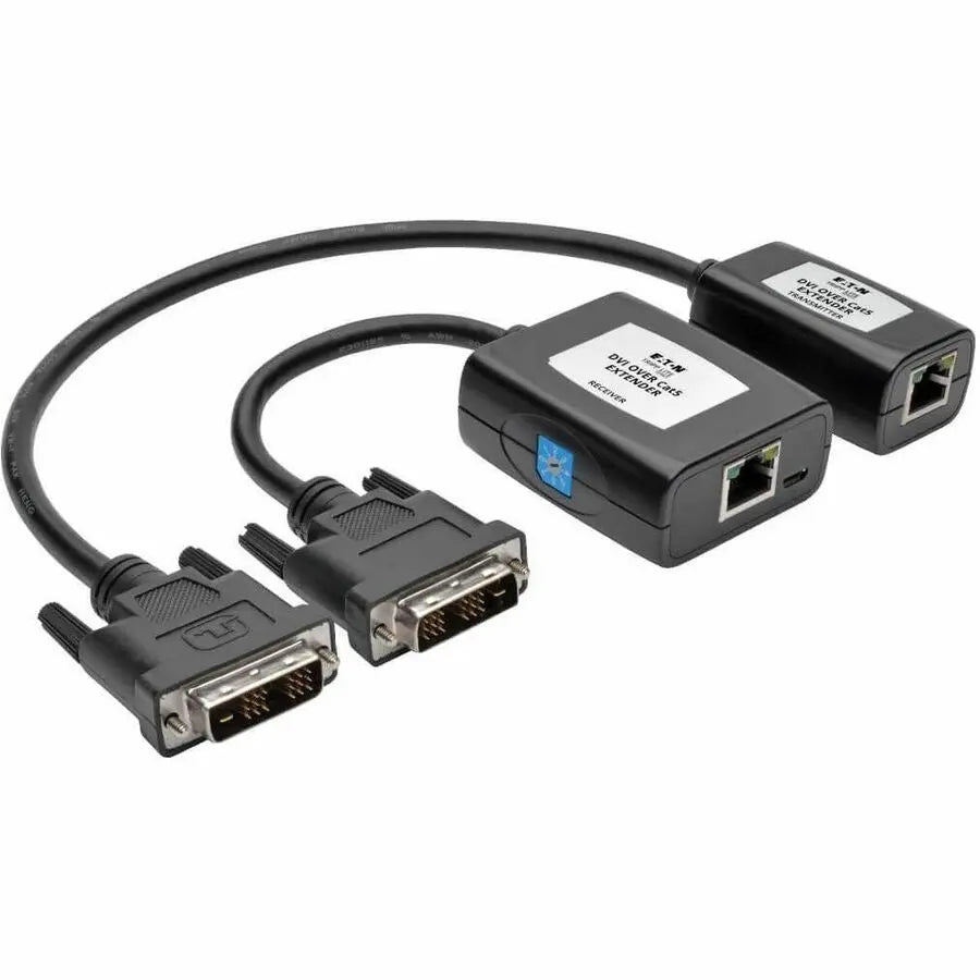 Eaton Tripp Lite B140-101X-U DVI over Cat5/6 Active Extender Kit for High-Resolution Video Transmission
