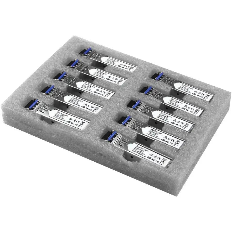 StarTech Cisco GLC-LH-SM Compatible SFP Module 10 Pack - 1000BASE-LX/LH Gigabit Ethernet Fiber Transceiver by StarTech.com
