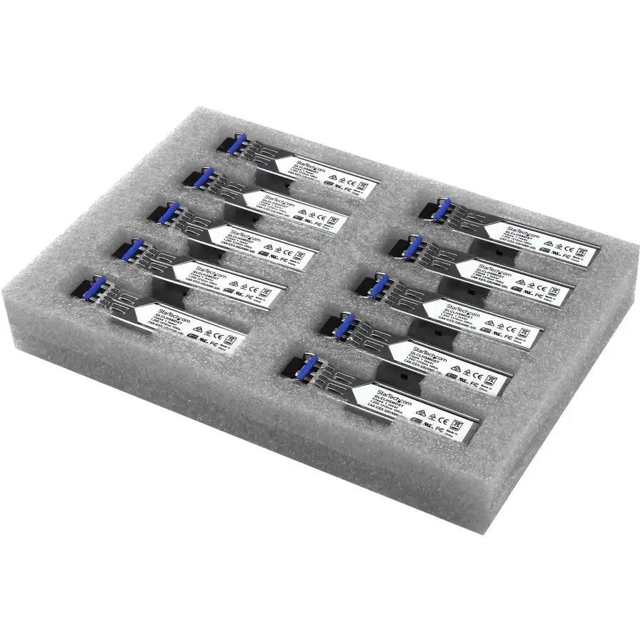 StarTech.com Cisco GLC-LH-SMD Compatible SFP Module 10 Pack - 1000BASE-LX/LH Gigabit Ethernet Fiber Transceiver by StarTech.com