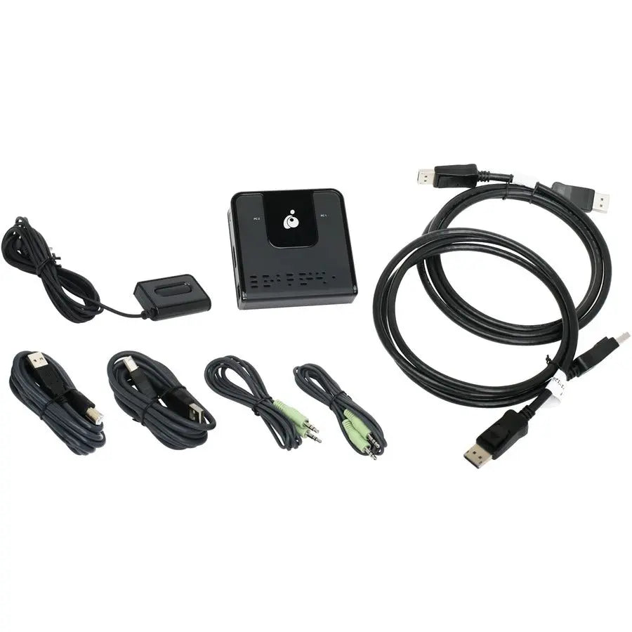 IOGEAR GCS62DP 2-Port DisplayPort KVM Switch with Audio and 4K Support
