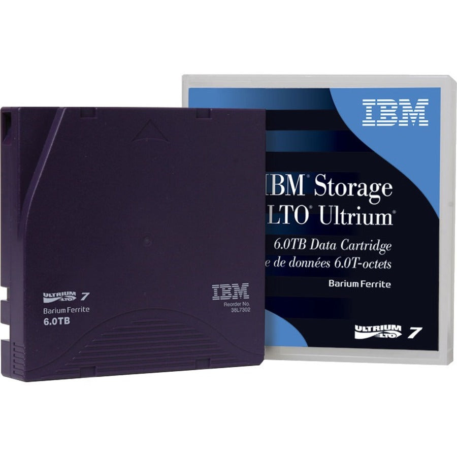 IBM LTO Ultrium 7 Data Cartridge – 6TB Native, 15TB Compressed Storage for Reliable Data Backup
