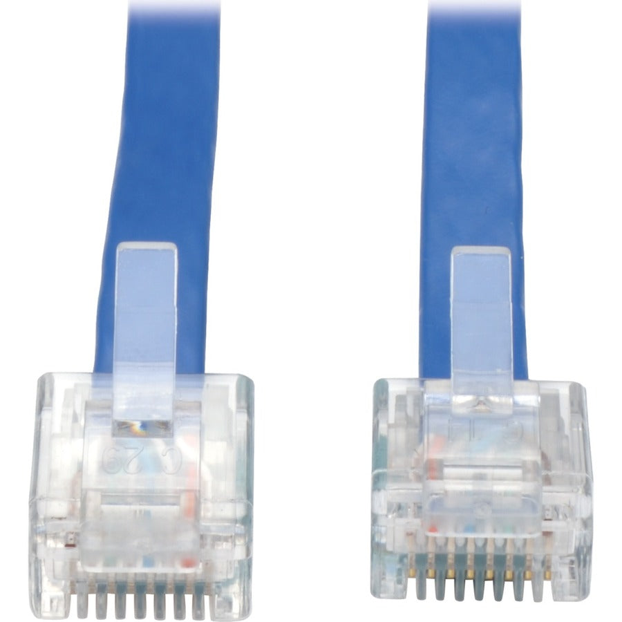 Eaton Corporation Tripp Lite N205-010-BL-FCR Cisco Console Rollover Cable, 10 ft. Blue