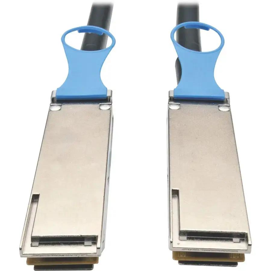 Eaton Corporation Tripp Lite N282-03M-28-BK 3 ft QSFP28 to QSFP28 100GbE Passive DAC Copper InfiniBand Cable by Eaton Corporation