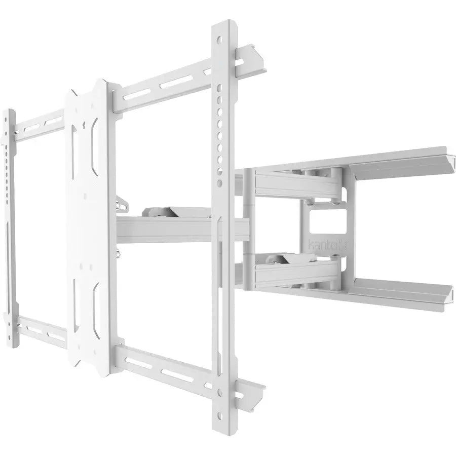 Kanto PDX650W Full Motion TV Wall Mount for 37-75 inch Flat Screen TVs - White