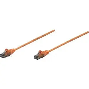 Intellinet Network Solutions Cat6 UTP Network Patch Cable, 1 ft, Orange - Model 347518