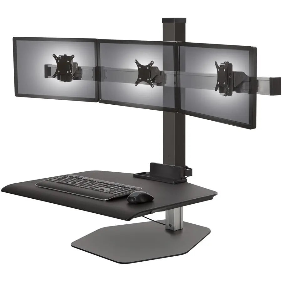 Innovative Winston Workstation Triple Freestanding Sit-Stand Display Stand