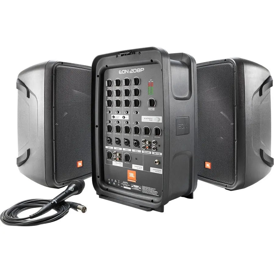 Harman International Industries JBL EON208P Portable 8-Inch PA System with 8-Channel Mixer
