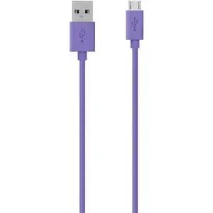 Belkin Micro USB ChargeSync Cable F2CU012BT04-PUR – 4 ft. Data Transfer and Charging Cable for Samsung Smartphones and More