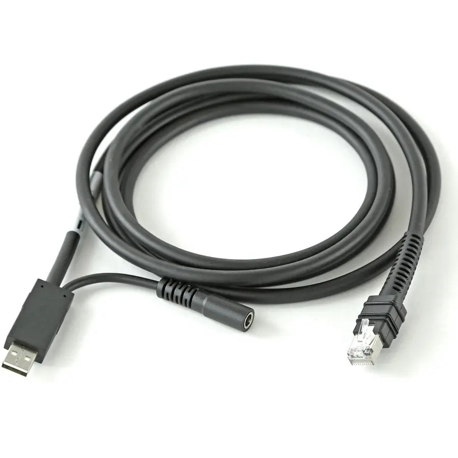 Zebra CBA-U42-S07PAR 7ft Shielded USB Series A Data Transfer Cable for Zebra DS7708 Scanner