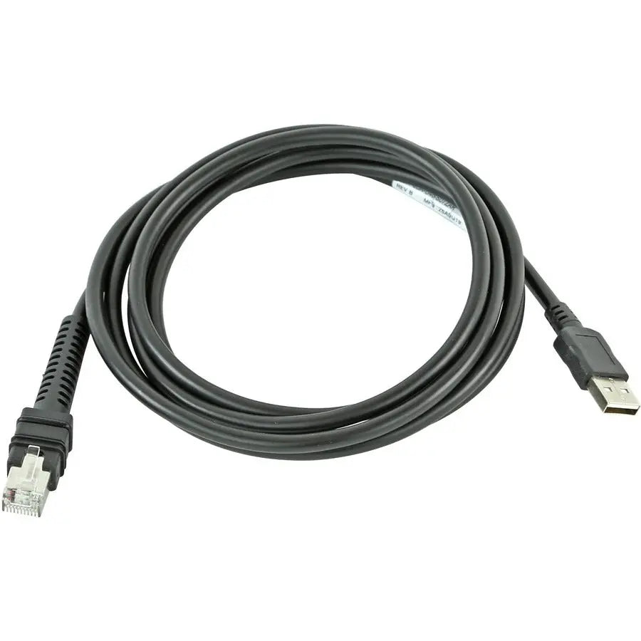 Zebra CBA-U46-S07ZAR 7ft Shielded USB Series A Data Transfer Cable with BC 1.2 Charging Capability