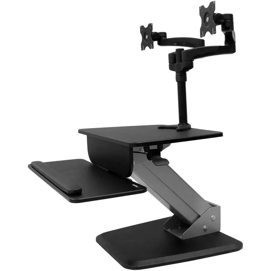 StarTech.com BNDSTSDUAL Dual Monitor Sit-to-Stand Workstation with One-Touch Height Adjustment by StarTech.com