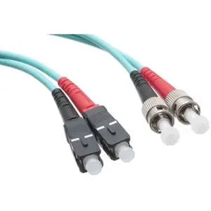 Axiom SC/ST 10G Multimode Duplex OM3 50/125 Fiber Optic Cable 1m - High-Performance Network Connectivity