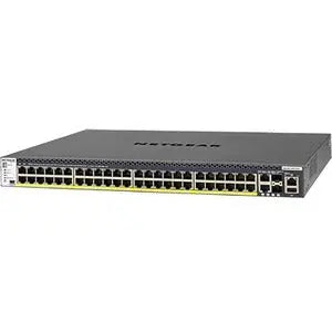 Netgear M4300-52G-PoE+ 48-Port Stackable Managed Switch with 2x10GBASE-T and 2xSFP+