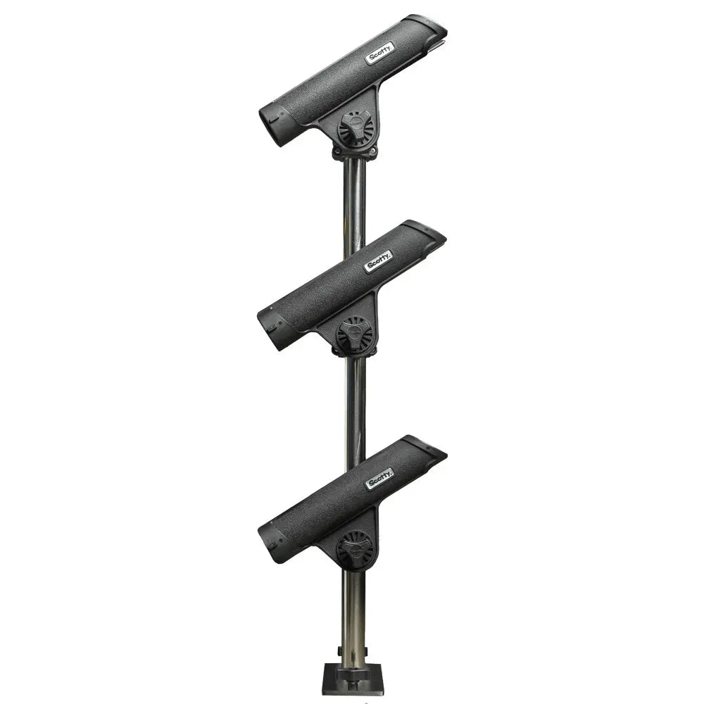 Scotty 333 Track Mounted Rod Tree with Rodmaster II Holders for Multi-Line Fishing