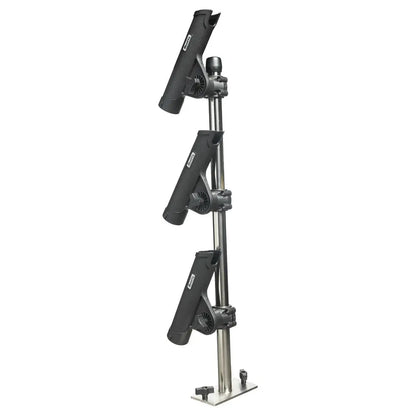 Scotty 333 Track Mounted Rod Tree with Rodmaster II Holders for Multi-Line Fishing