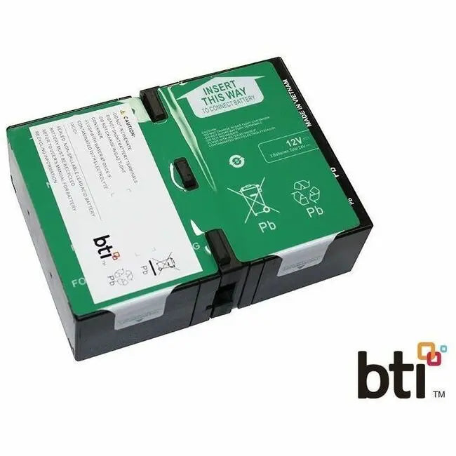 BTI APCRBC124-SLA124 Sealed Lead Acid Battery for APC UPS Models with 2-Year Warranty