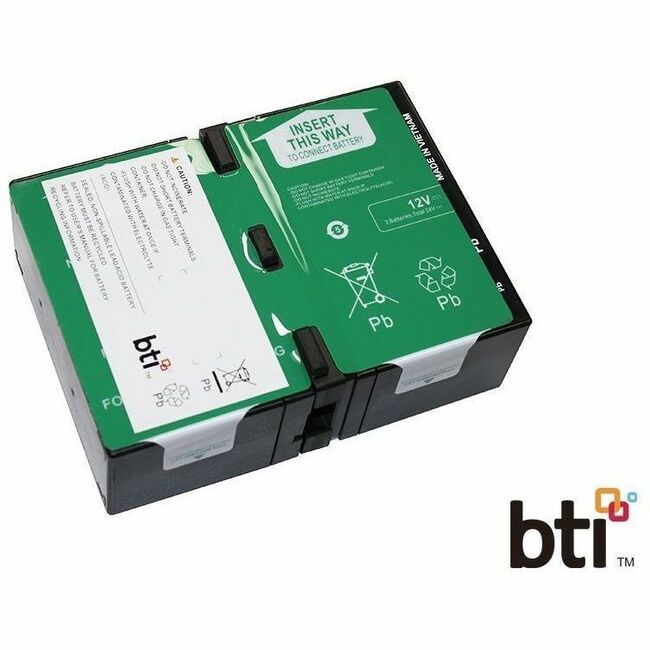 BTI APCRBC124-SLA124 Sealed Lead Acid Battery for APC UPS Models - 2 Year Warranty