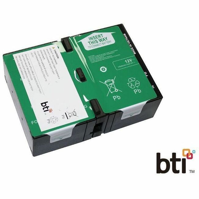 BTI APCRBC123-SLA123 Sealed Lead Acid UPS Battery Pack for APC Models with 2-Year Warranty