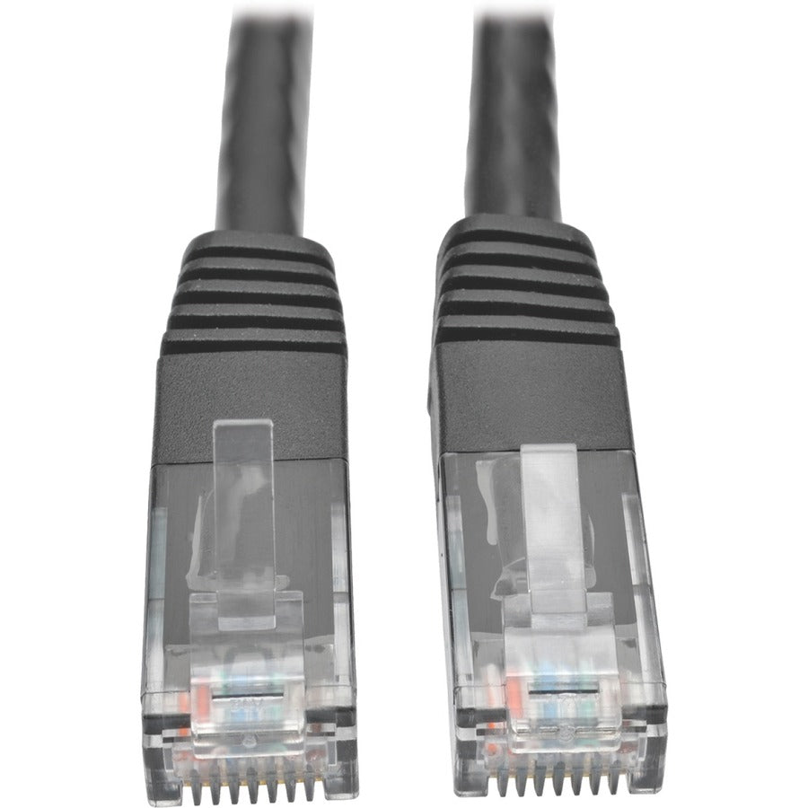 Eaton Tripp Lite Series Cat6 Gigabit Molded Patch Cable 100 ft Black (Part N200-100-BK)
