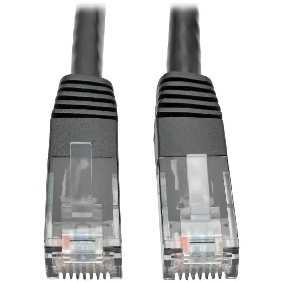 Tripp Lite Eaton N200-007-BK Cat6 Gigabit Molded Ethernet Patch Cable, 7 ft, Black by Eaton Corporation