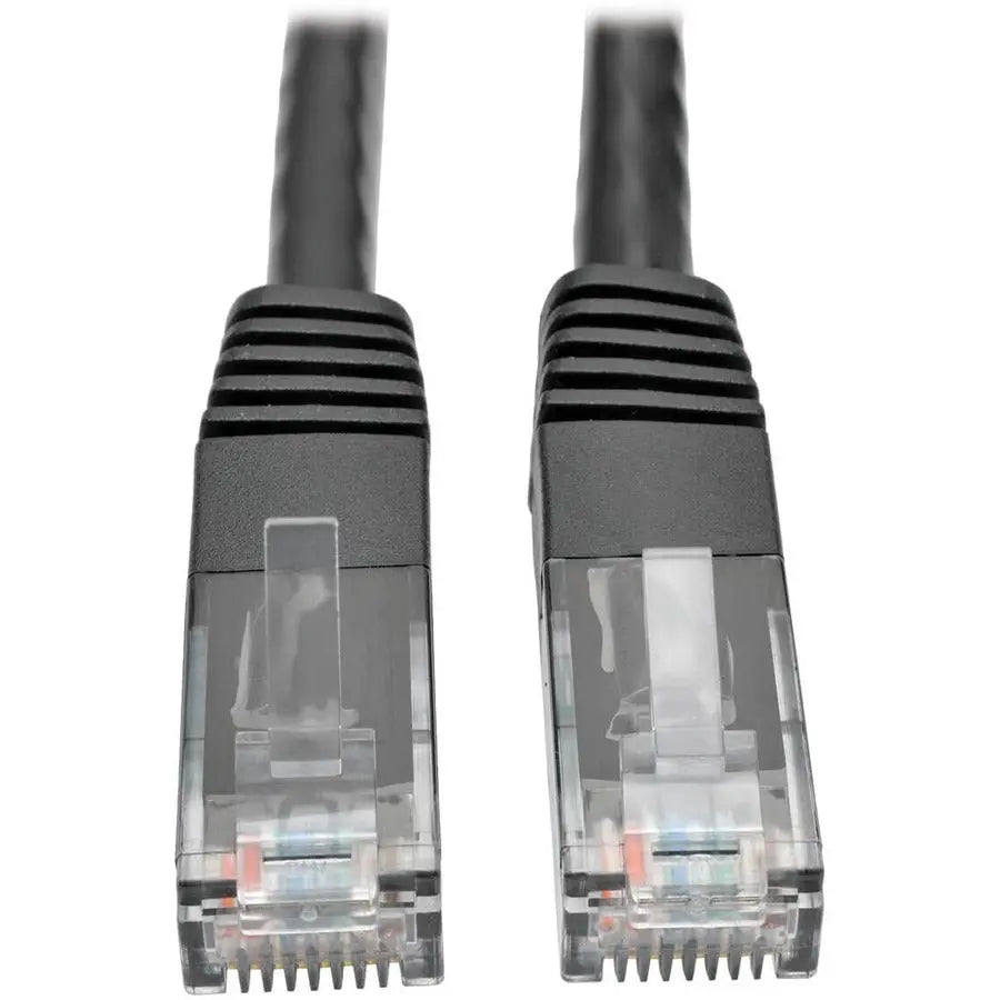 Eaton Tripp Lite Series Cat6 Gigabit Molded Ethernet Cable (RJ45 M/M), 3 ft, Black