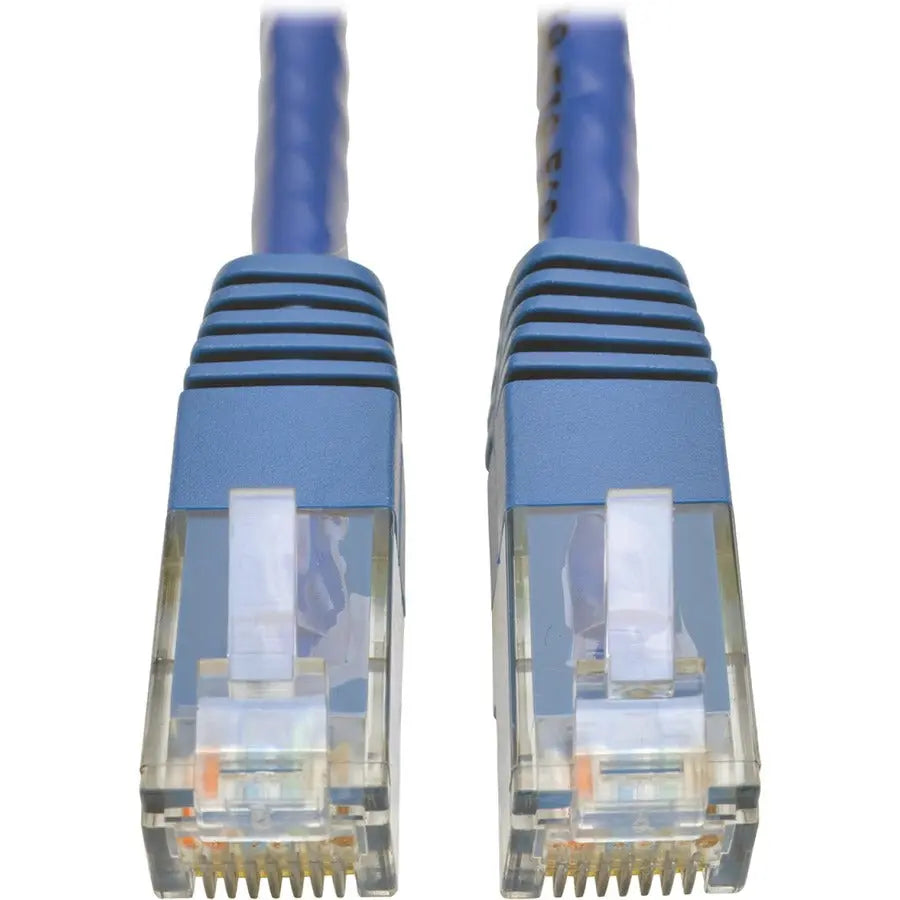Eaton Tripp Lite Series Cat6 Gigabit Molded Ethernet Patch Cable, 6 ft, Blue (N200-006-BL)