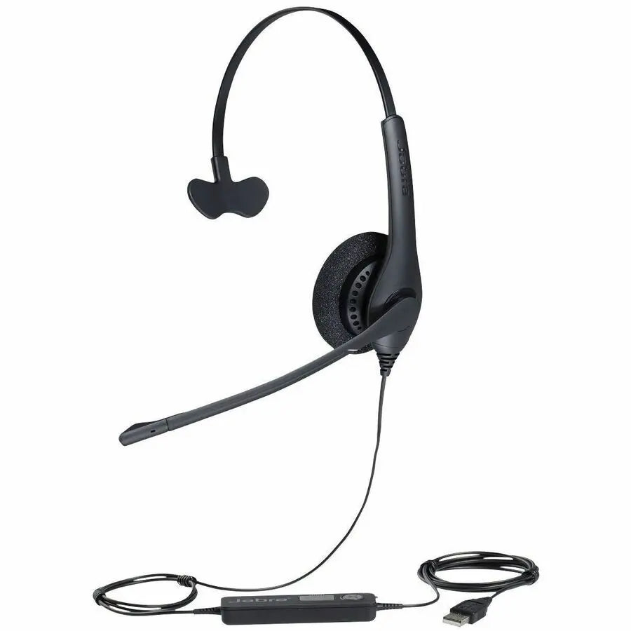 Jabra BIZ 1500 Headset – Professional Corded Over-the-Head Microphone with Noise Cancellation and USB Connectivity