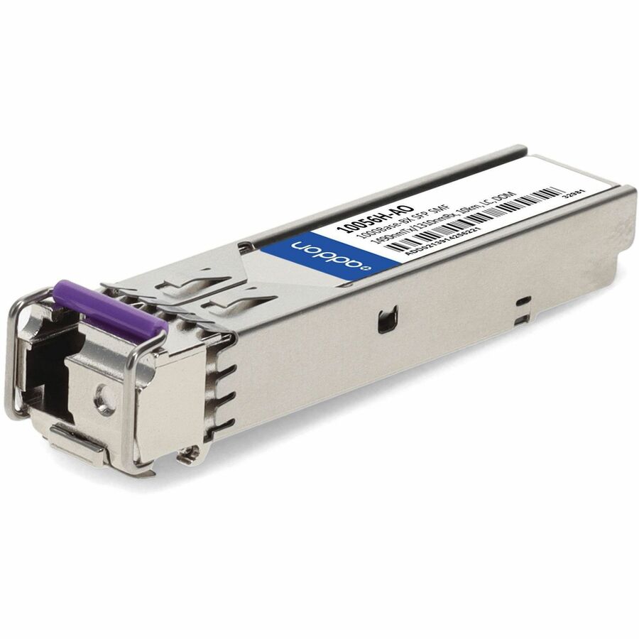 AddOn Extreme Networks® 10056H Compatible 1000Base-BX SFP Transceiver - Single-Mode, 10km, 1490nmTx/1310nmRx, LC Connector