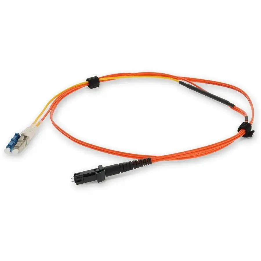 AddOn 3m MT-RJ Male to LC Male Duplex Fiber Optic Riser Cable - Orange, Mode Conditioning OM1 & OS1 by ADDON