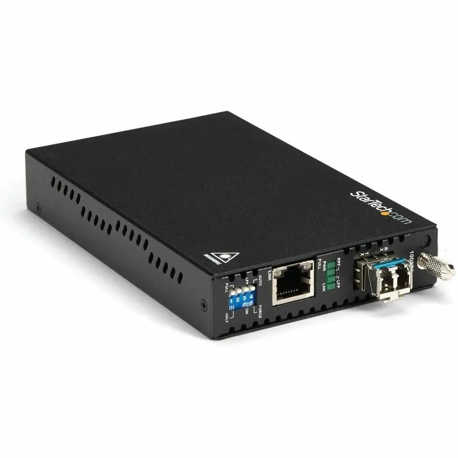 StarTech.com Gigabit Ethernet Copper-to-Fiber Media Converter, SM LC, 10 km – Reliable Fiber Extension for IT Professionals