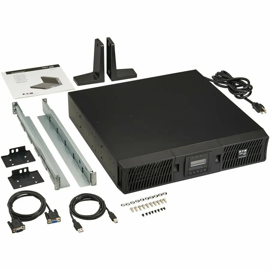 Eaton Corporation Tripp Lite SmartOnline SU1500RTXLCDN 1500VA Rack/Tower Double-Conversion UPS