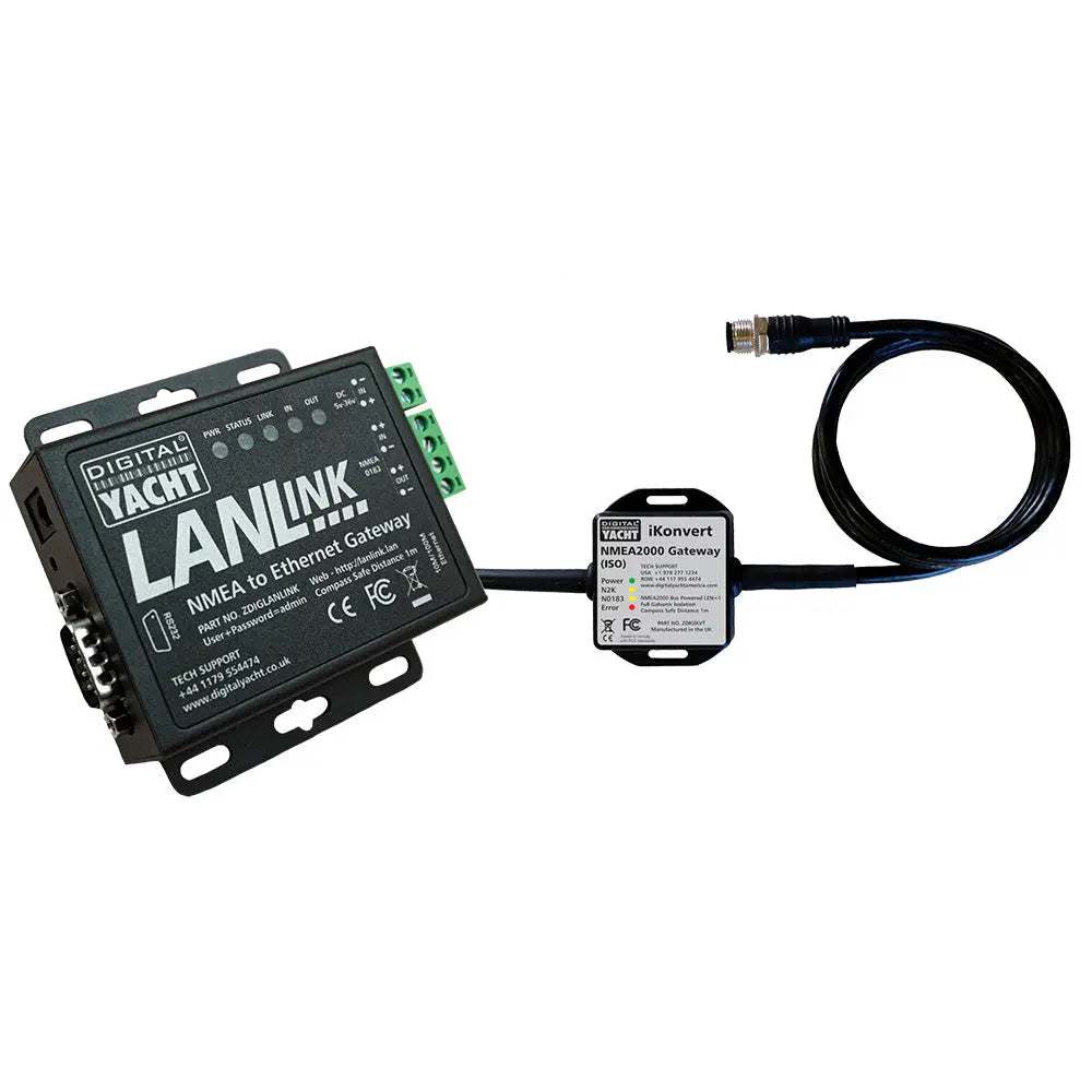 Digital Yacht LANLink NMEA 2000 to Ethernet Gateway for Marine Data Integration