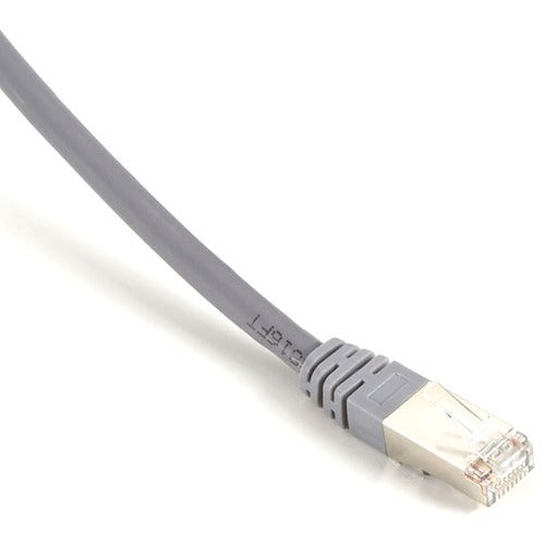 Black Box SlimLine Cat.5e (F/UTP) Patch Network Cable - Shielded High-Speed Ethernet Cable, 50-Micron Gold Contacts, Plenum Rated, 25 ft
