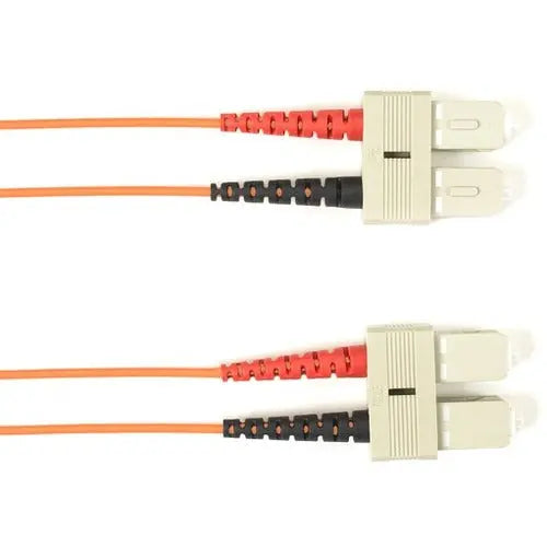 Black Box Corporation FOCMR62-002M-SCSC-OR Fiber Optic Duplex Patch Network Cable