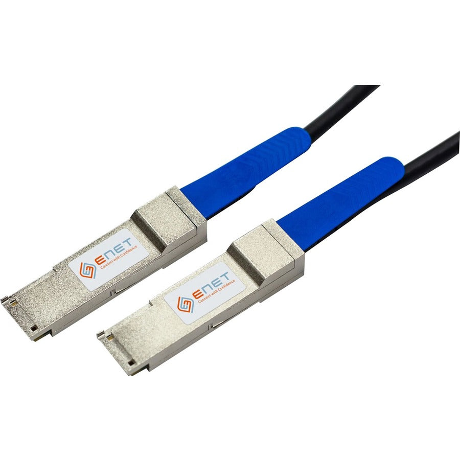 ENET Ruckus (Formerly Brocade) Compatible 40G-QSFP-QSFP-C-0101 TAA Compliant 40GBASE-CR4 QSFP+ Direct-Attach Copper Cable, 1 Meter