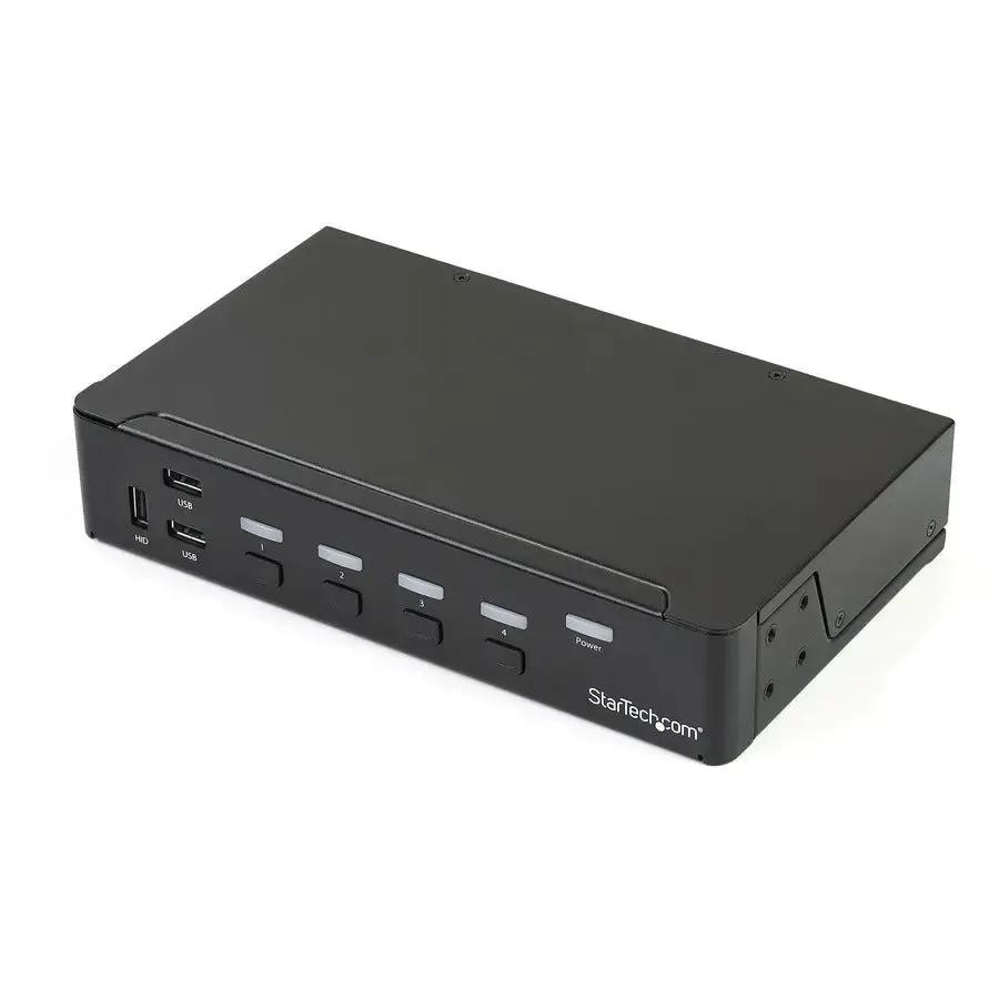 StarTech.com 4-Port DisplayPort KVM Switch with USB 3.0 Hub and 4K Support - Model SV431DPU3A2 by StarTech.com