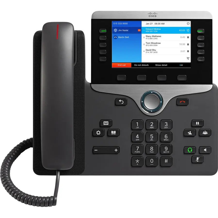 Cisco 8841 IP Phone - Business-Class VoIP Desk Phone with 5-Line Keys and Color Display