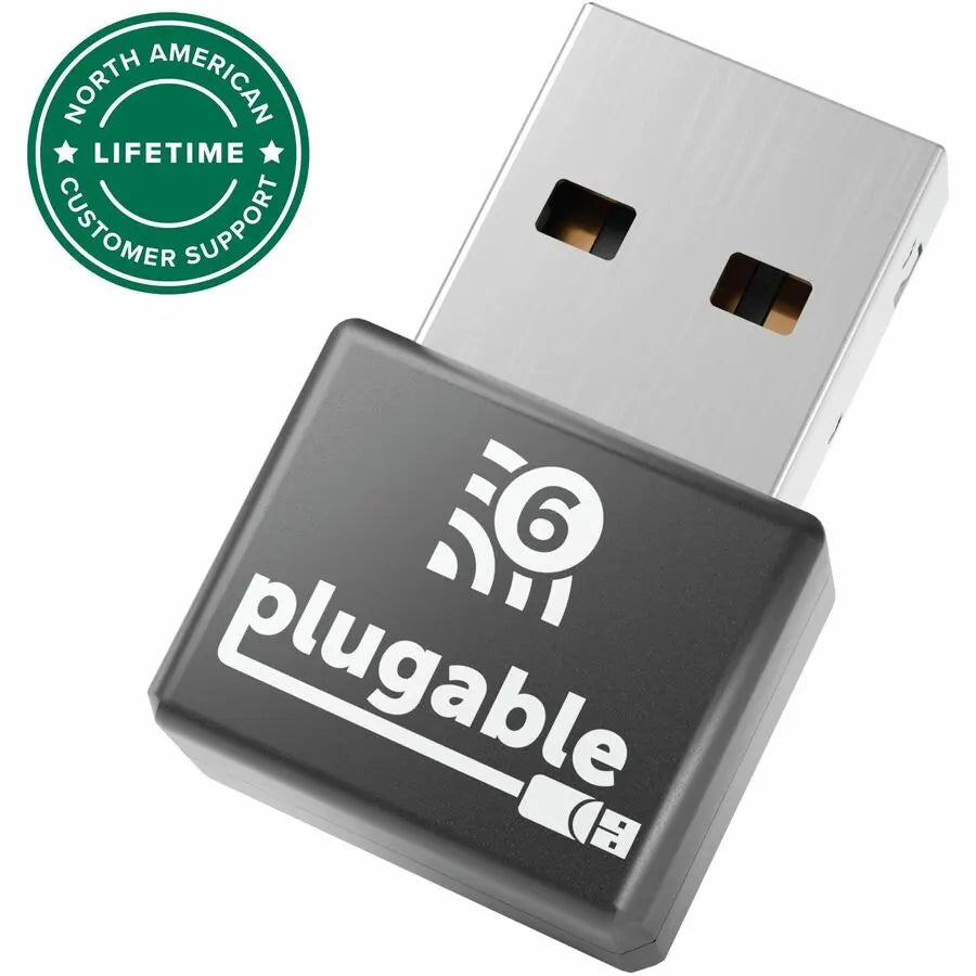 Plugable USB WiFi Adapter AX180 (RTL8832BU) - Dual-Band 2.4/5GHz for Windows 10 & 11