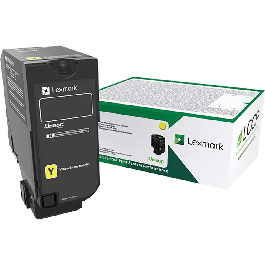 Lexmark Unison Original Standard Yield Laser Toner Cartridge - Yellow, Part Number 74C0SYG by Xerox Corporation