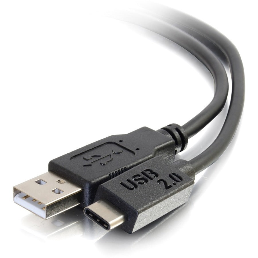 C2G 28872 USB-C to USB-A Cable, USB 2.0, Male-to-Male, 10 ft