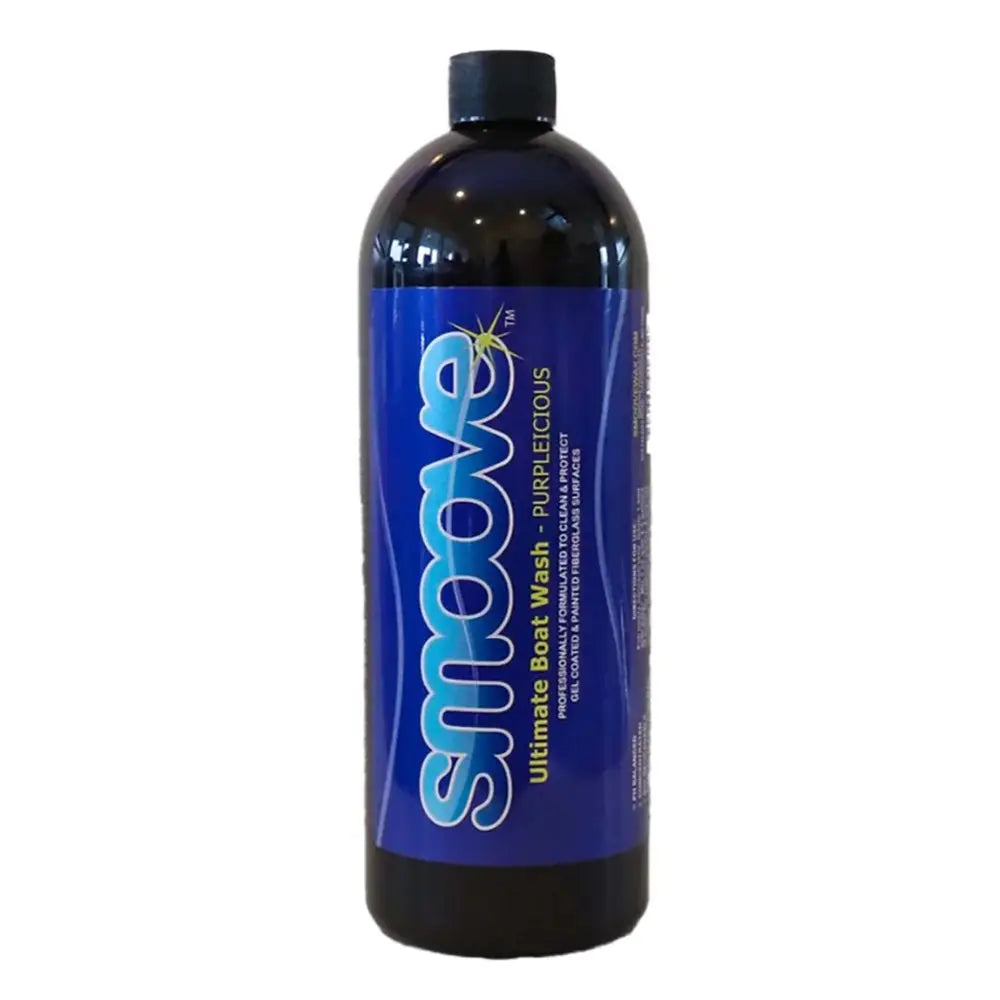 Smoove Purplelicious Ultimate Boat Wash Quart - Biodegradable pH-Balanced Marine Cleaner with Wax Emulsion