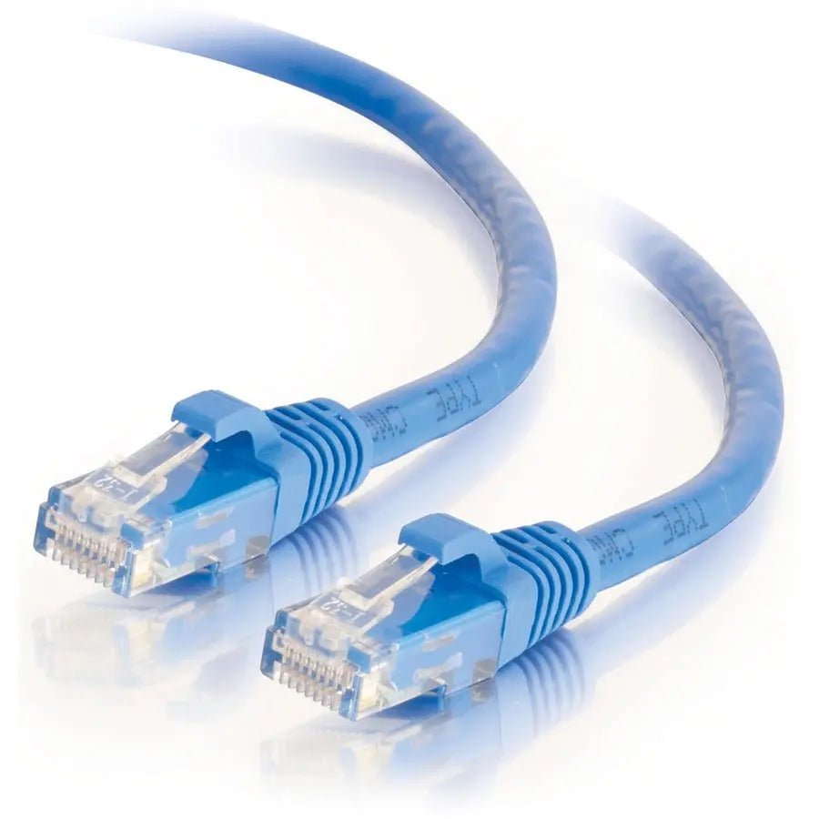 C2G 5ft Cat6 Snagless Unshielded UTP Ethernet Network Patch Cable (RJ45 M/M), Blue, Standard RJ45 Connectors, 5600pf/100m