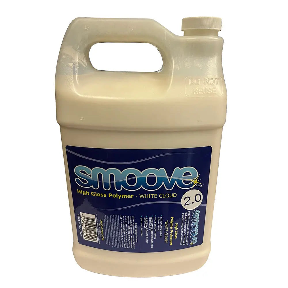 Smoove White Cloud High Gloss Polymer 2.0 - 1 Gallon for Long-Lasting Shine and Protection