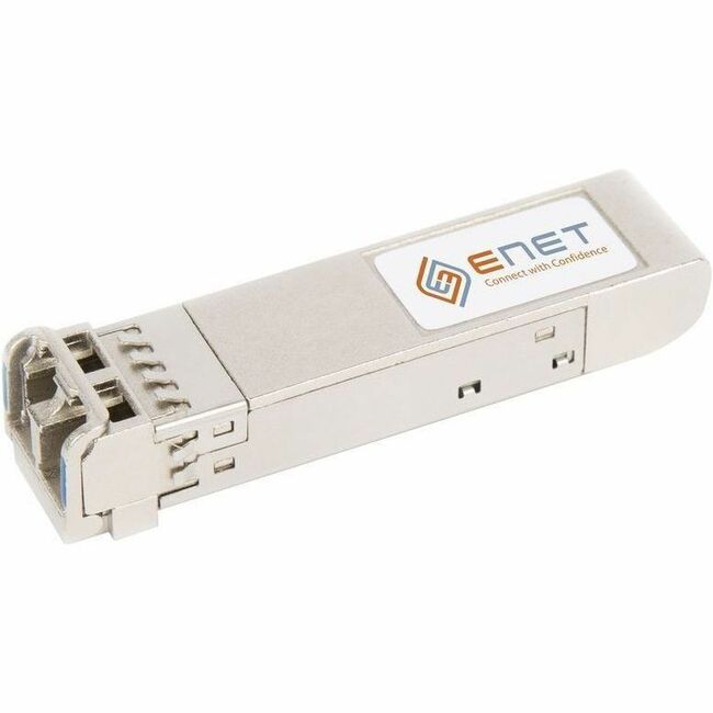 ENET Fortinet Compatible FG-TRAN-SFP+LR TAA Compliant 10GBASE-LR SFP+ Module with 1310nm, 10km Range, Duplex LC