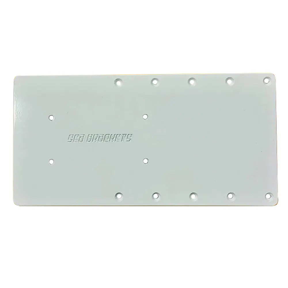 Sea Brackets 14-Inch Straight Trolling Motor Plate for Garmin Kraken