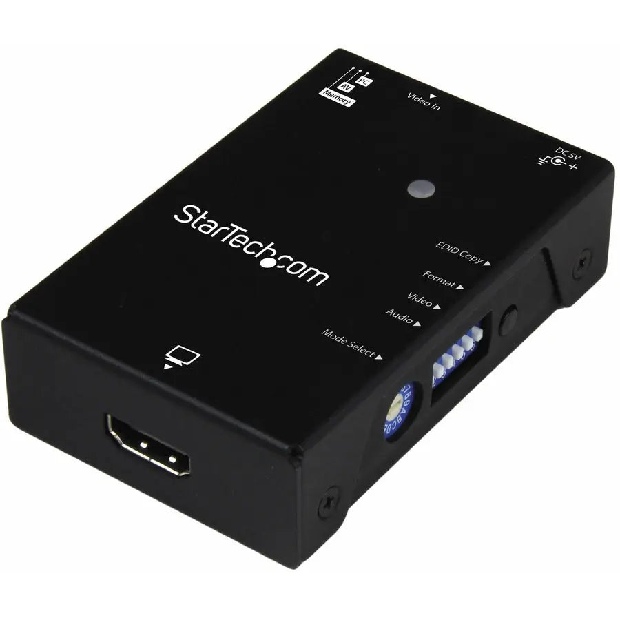 StarTech.com VSEDIDHD EDID Emulator for HDMI Displays – 1080p Resolution Support, Easy Rotary Dial Setup