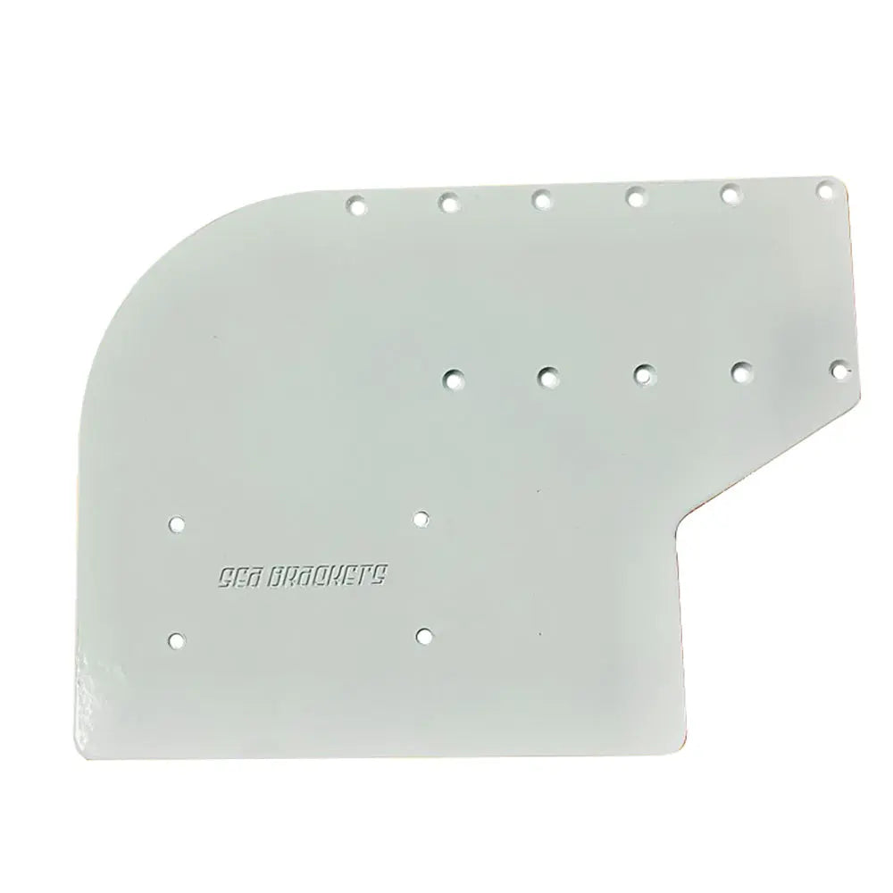Sea Brackets Small Offset Trolling Motor Plate for Garmin Kraken - Durable Aluminum Mounting Solution
