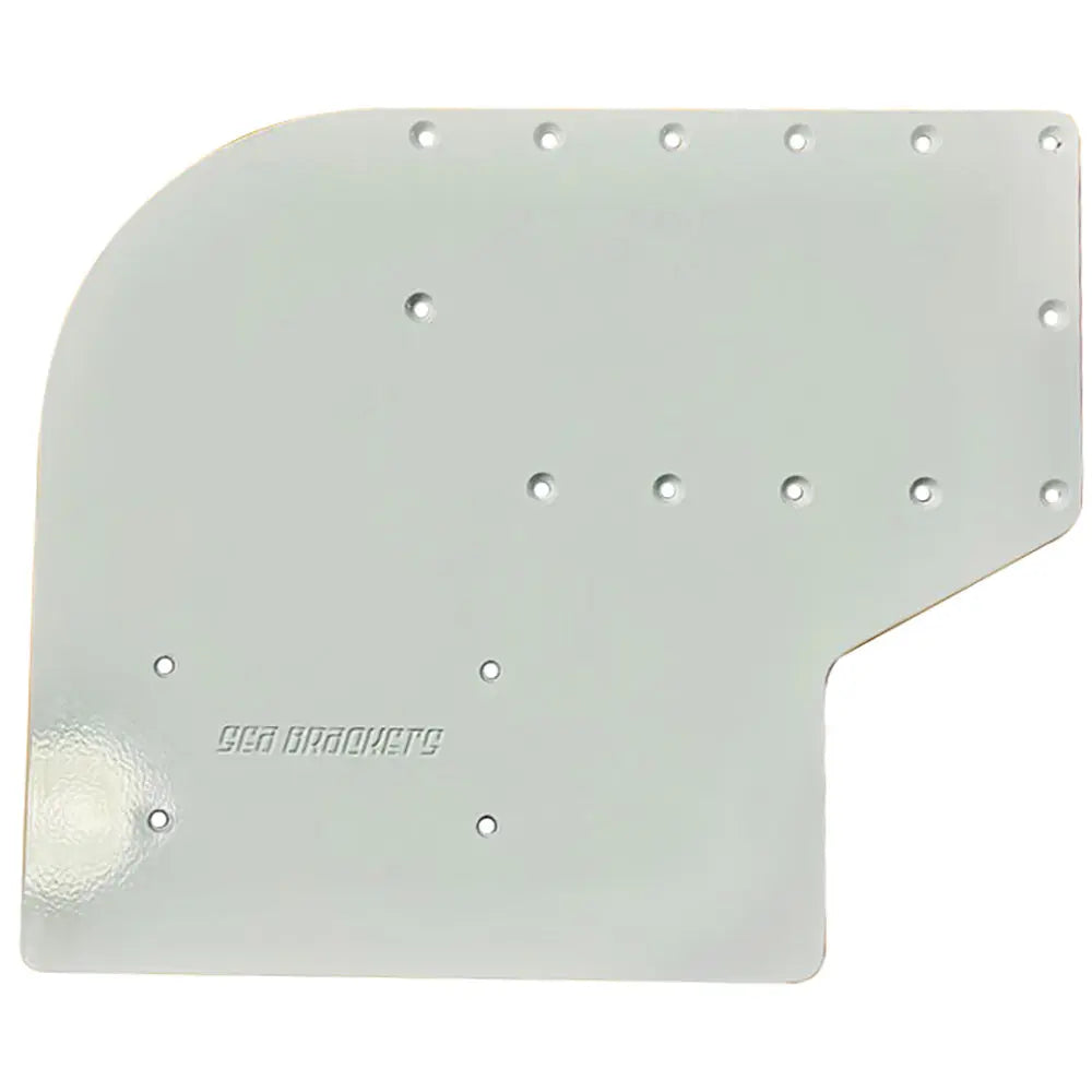 Sea Brackets Large Offset Trolling Motor Plate for Garmin Kraken - Durable Aluminum Mounting System