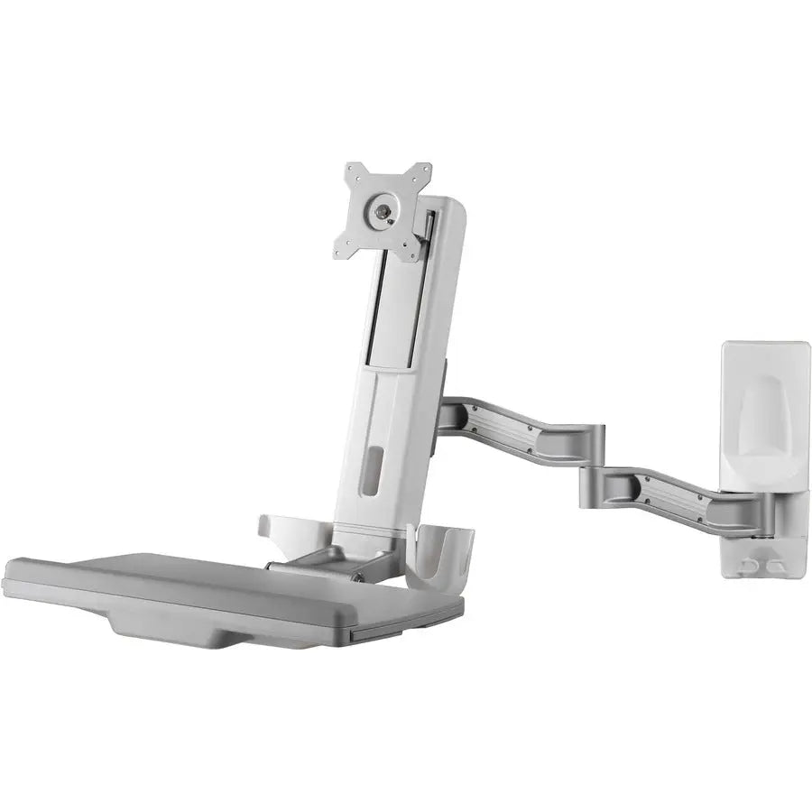 Amer Networks AMR1WSL Sit-Stand Wall Mount Computer Workstation System