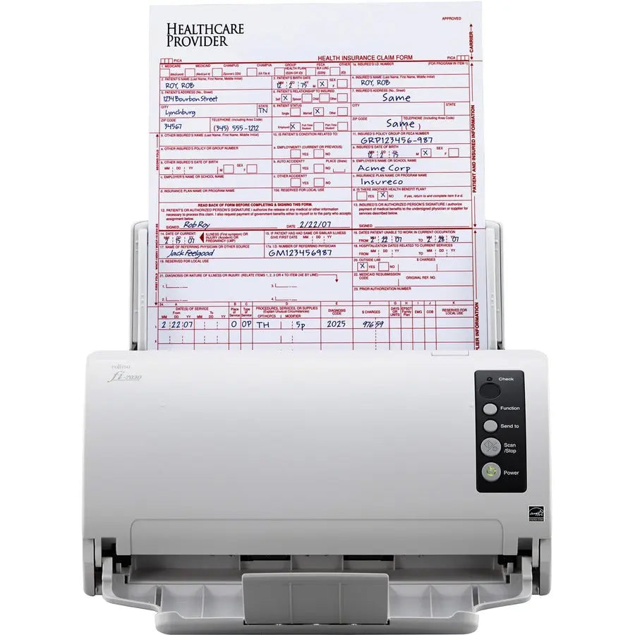 Fujitsu fi-7030 Sheetfed Scanner - Compact, High-Speed Document Scanner for Office Use